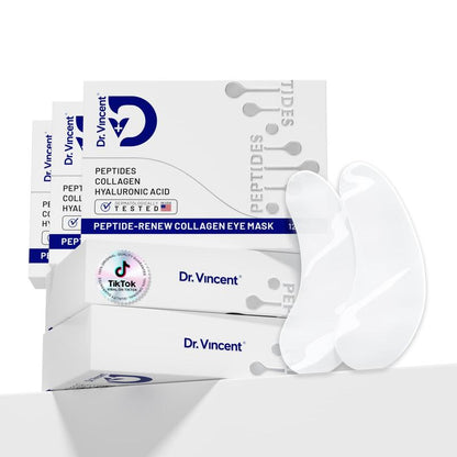 Peptide Under Eye Patches  for Bags Treatment  Wrinkles 24 Pairs