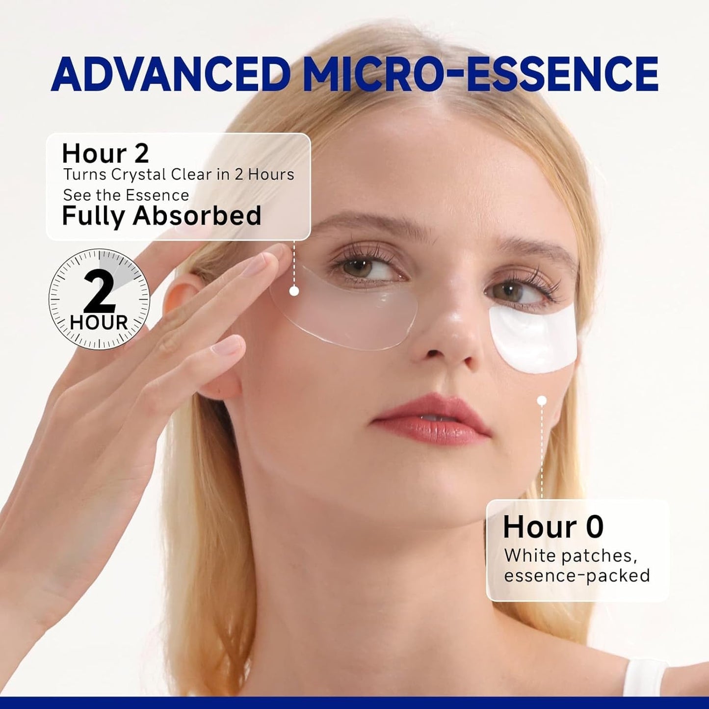 Peptide Under Eye Patches  for Bags Treatment  Wrinkles 24 Pairs