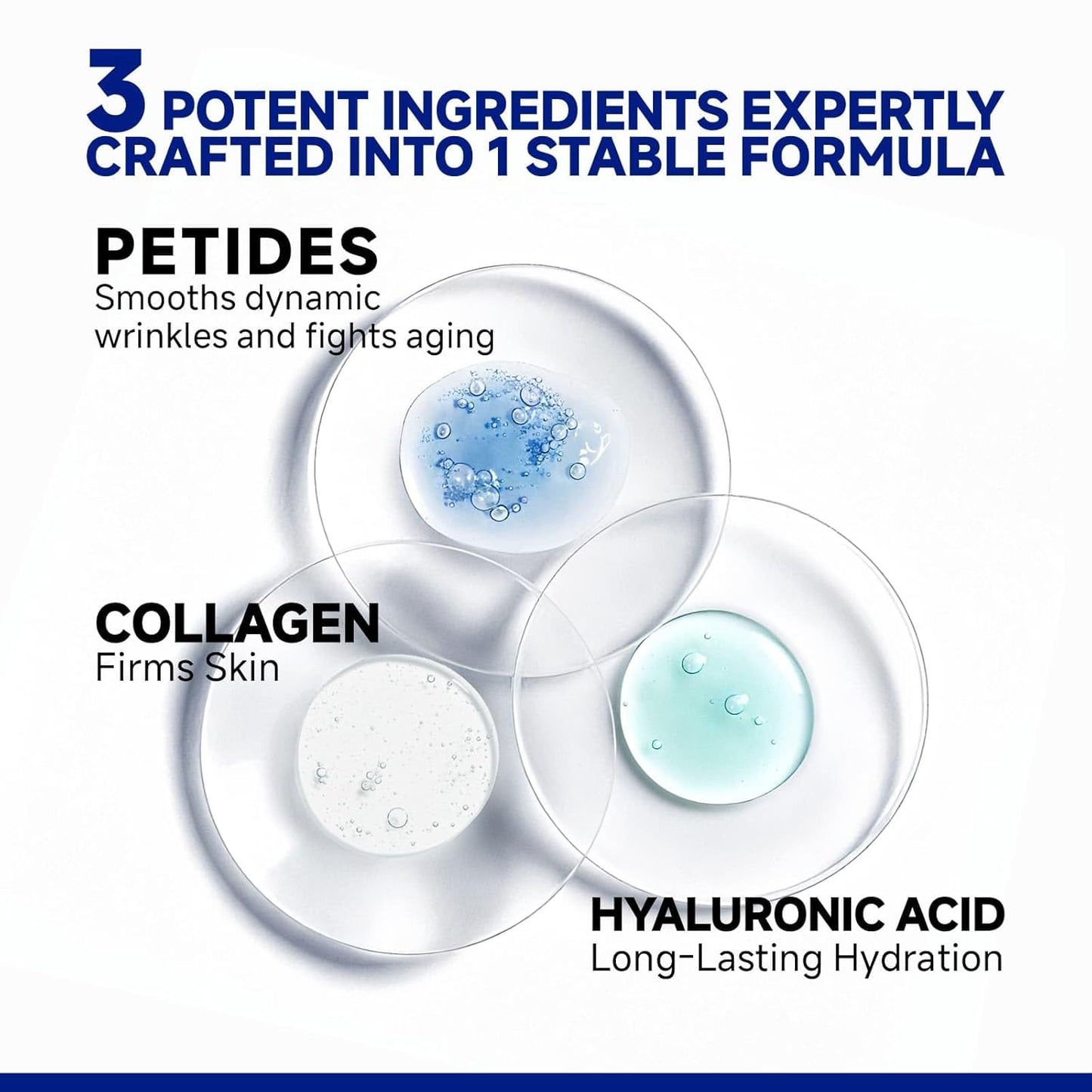 Peptide Under Eye Patches  for Bags Treatment  Wrinkles 24 Pairs