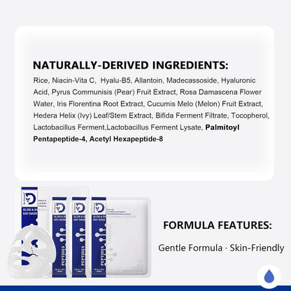 Deep Hydrating Collagen Face Mask 37gx5ea